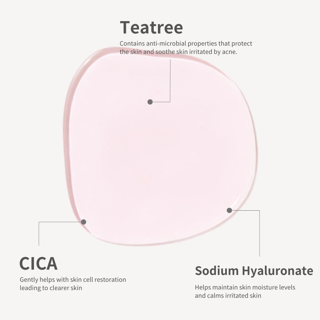 Pink Tea Tree Synergy Serum 30Ml/Skin Moisturizer/Facial Moisturizers/1.01 Fl. Oz, CICA, Hyaluronic Acid and Niacinamide, Korean Skin Care, Hydrating