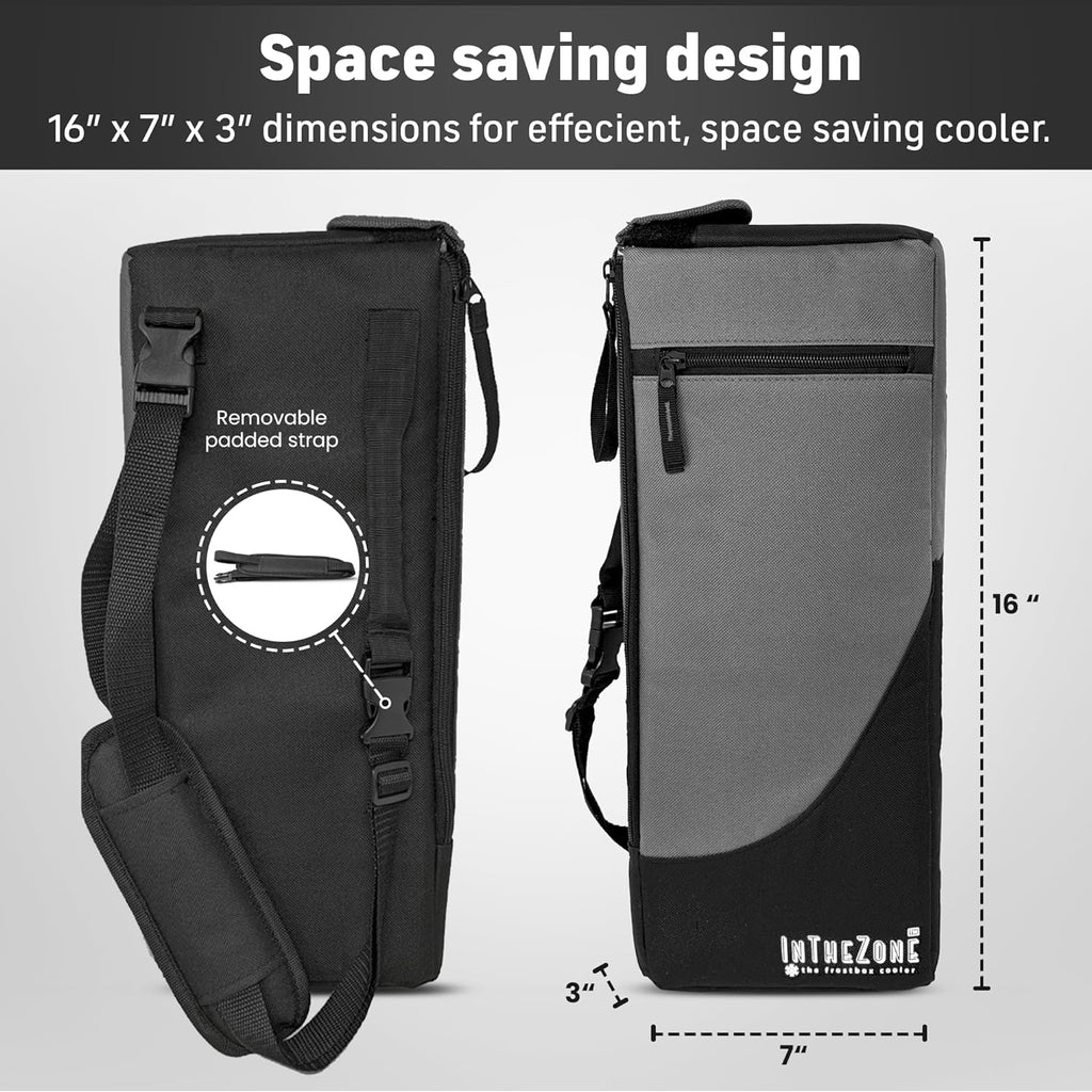 Frostbox Golf Bag Cooler with Ice Pack | Insulated 6-Can Beer Sleeve | Stays Cold for Hours Discreet Hidden Design - Fits in Golf Bag