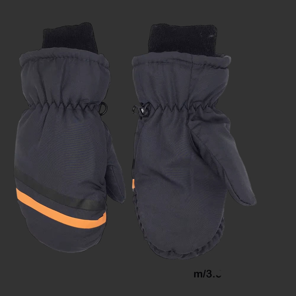 Children Winter Rabbit Gloves Baby Girls Waterproof Windproof Snow Gloves Kids Boy Thick Warm Ski Mitten for 2-6 Years Old